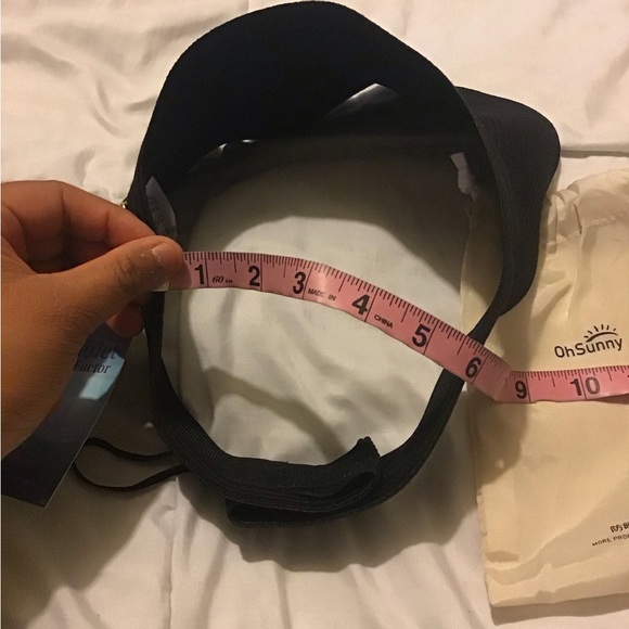 Oh Sunny black visor hat with case NWT - Picture 4 of 10